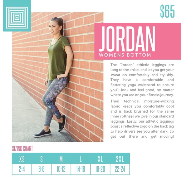 LulaRoe NWT Jordan Athletic Leggings - Picture 11 of 12